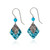 Blue Diamond Duo Earring