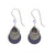 Purple Layered Teardrop Earring