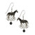 Black Beauty Horse Earring