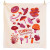 Field Day (Mushroom, Poppies) Tea Towel Set of 2