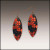 Dark Blossom Leaf Point Earrings – from Illustrated Light & DC Designs