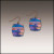 Violet Ember Abstract Button Drop Earrings – from Illustrated Light & DC Designs