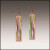 Dahlia Abstract Copper Showcase Rectangle Earrings – from Illustrated Light & DC Designs