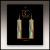 Dahlia Abstract Copper Showcase Rectangle Earrings – from Illustrated Light & DC Designs
