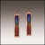 Canyon Rust Abstract Copper Showcase Rectangle Earrings – from Illustrated Light & DC Designs