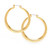 Large Maria Hoops Gold