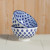 Blue Dots Stamped Bowl – 4 inch from Now Designs Blue Dots Stamped Bowl – 4 inch from Now Designs