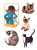 Cat's Meow Sticker Book from Hachette