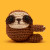 Sam the Sloth Crochet Kit from The Woobles