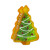 Midi Christmas Tree Holiday Cookie Hair Claw Clip from Jenny Lemons