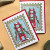 San Francisco Golden Gate Bridge Stamp Holiday Card from Brenna Daugherty Illustration