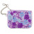 Keychain Pouch – Blooming Flowers – Purple from Living Royal