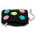 Keychain Pouch – Multi-Colored Happy Faces – Black from Living Royal