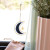 Stained Glass Light Catcher moon star