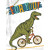 Dinosaur on Bike Gift Enclosure from Paper House Productions