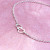 Two Tiny Hearts 16" Necklace in Sterling Silver