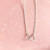 Two Tiny Hearts 16" Necklace in Sterling Silver
