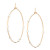 Cosmos Circle Hoop Large Earrings – Gold & Silver Demi-Fine Handmade from Freshie & Zero
