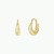 Gold Hoop – Sculptural Wide Earrings from JaxKelly