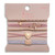 "Relevé" Pink Floral with Ballet Slipper Hair Tie Bracelets