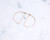 Freshie & Zero Half Moon Rose Gold Hoop