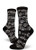 A Genius Composition Crew Sock Black