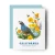 California Quail & Wildflowers Card