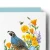 California Quail & Wildflowers Card