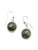 Ocean - Round Labradorite Earrings Silver