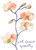 Peach Orchid - Sympathy Card