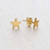 Star Studs 24k gold plate