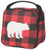 Let's Do Lunch Bag - Buffalo Check Bear