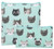 Snack Bags Set of 2 - Cats Meow