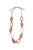 Emily Necklace Poppy Coral/Charcoal