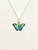 Green Flash Bella Butterfly Pendant Necklace