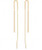 Needle & Thread Earrings Sterling Silver & 24K Gold Plated