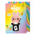 Magic Rabbit Puffy Sticker Birthday Card