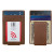 Leather Magnet Money Clip Card Holder Toffee