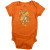 Bear and Poppy Infant Onesie Copper 6-12 months