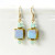 Square Earrings by Marlene VanBeek - Light Blue