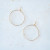 Cosmos Dotted Minimal Hoop Small Earring