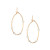  Cosmos Dotted Minimal Hoop Small Earring