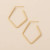 Gold Vermeil Orion Diamond Hoop - Refined Earring Collection