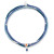 Cobalt/Silver Miyuki Bracelet Trio Tonal Chromacolor