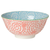 6 inch Bowl Orange Swirls/Blue