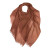 Clay Classic Plain Cotton Blend Scarf Finished with Fringes