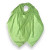 Pastel Green Classic Plain Cotton Blend Scarf Finished with Fringes