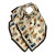 Ivory Cat with Costumes Print Scarf