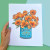 California Poppy Bouquet Art Print from Brenna Daugherty
