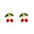 Cherry Stud Earrings